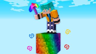 Minecraft mas em UM SUPER BLOCO