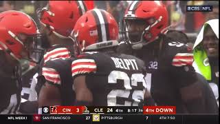 Bengals @Browns Week 1 2023 Highlights