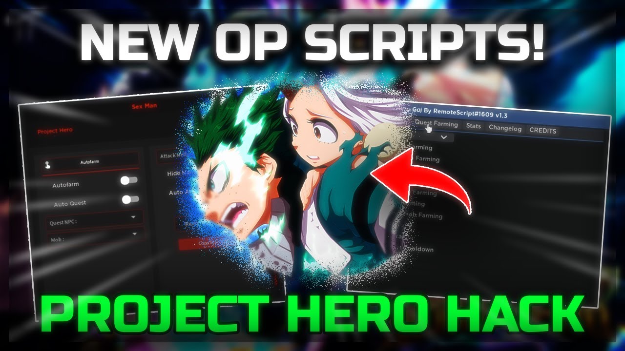 [NEW] Project Hero Script GUI 🔥 AUTOFARM, AUTOQUEST, TRASH FARM, KILL AURA🔥 Roblox Project Hero Hack
