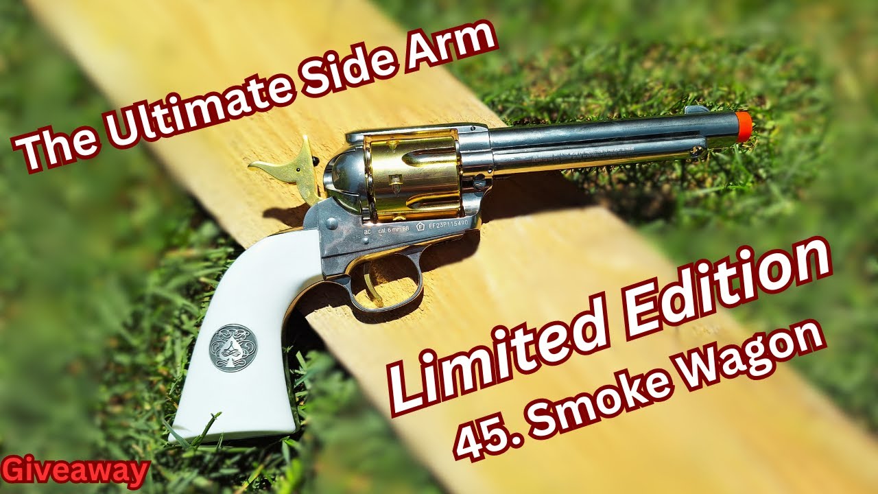 The Ultimate Airsoft Pistol! Limited edition Elite Force Smoke Wagon. Unboxing/Review Cowboy Kit #1