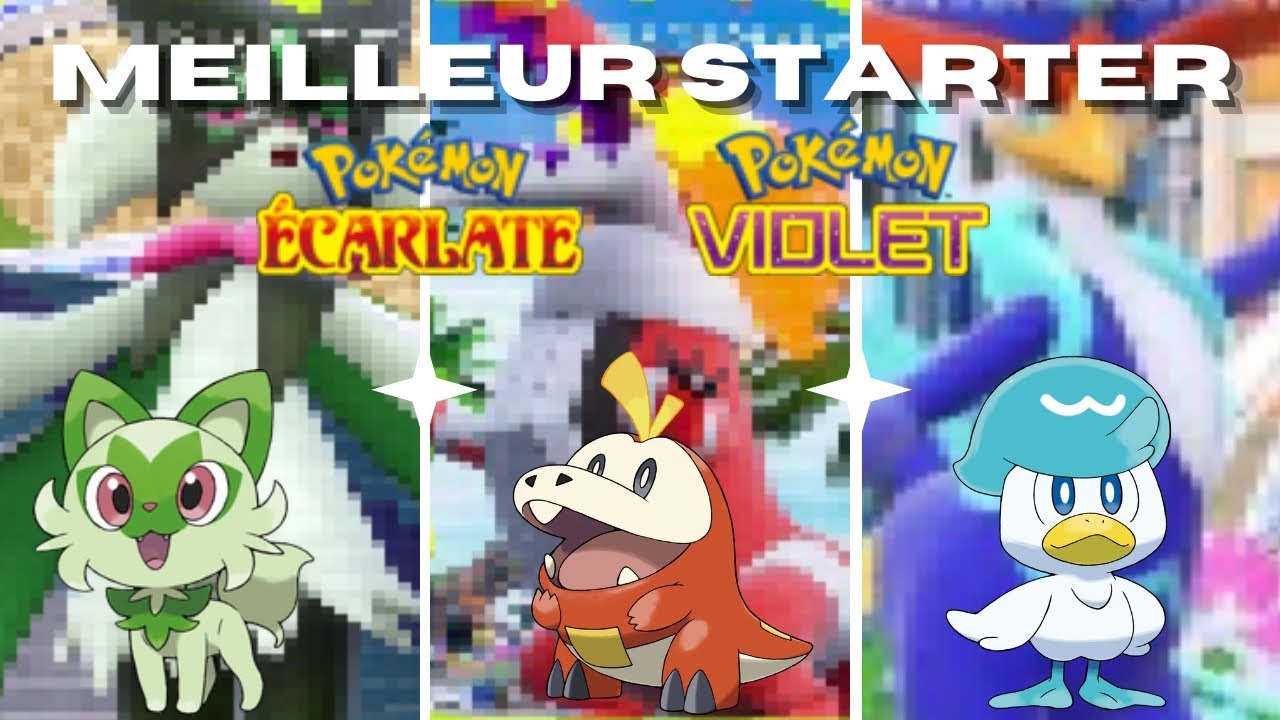 FUITE des ÉVOLUTIONS STARTERS dans POKÉMON ÉCARLATE et VIOLET (99.9%  confirmé) 