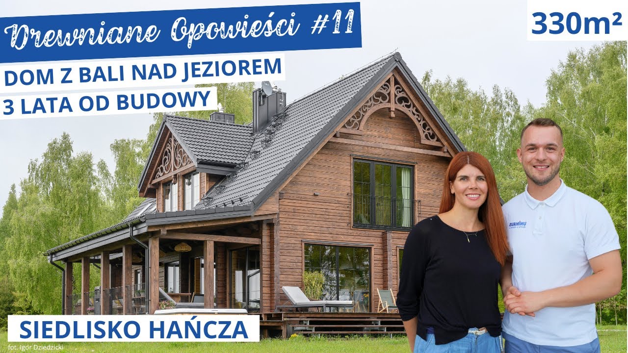 Dom z bali, w którym Czas Zwalnia | Drewniane Opowieści #11 – Siedlisko Hańcza, Suwalszczyzna 🏡