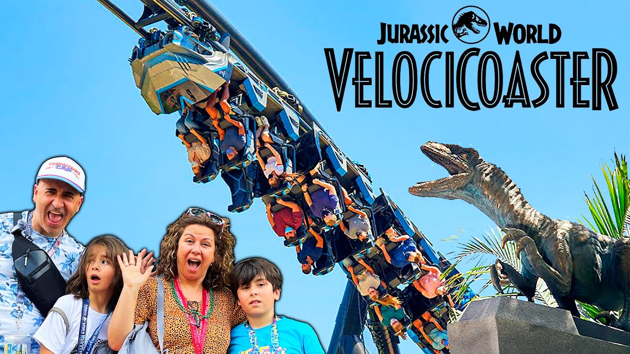 Los Polo en el Velocicoaster de Jurassic World!!