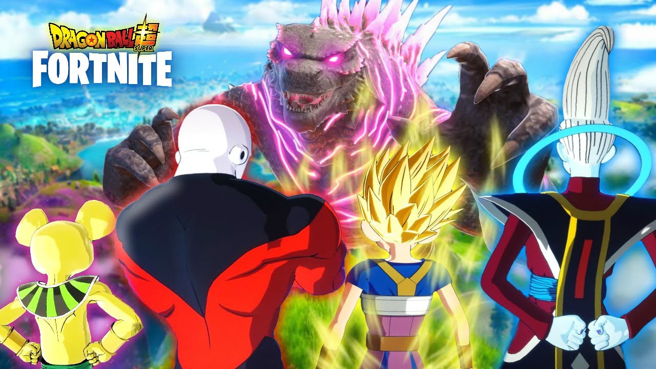JIREN, KYABE, WHIS y QUITELA vs GODZILLA EN FORTNITE!!
