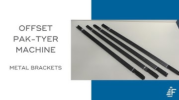 Metal Bracket Elastic Tying Pak-Tyer Offset Tying Machine