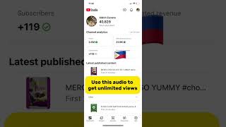 Use this audio to get million views #trending #millionviews #youtubeaudio #audio #music
