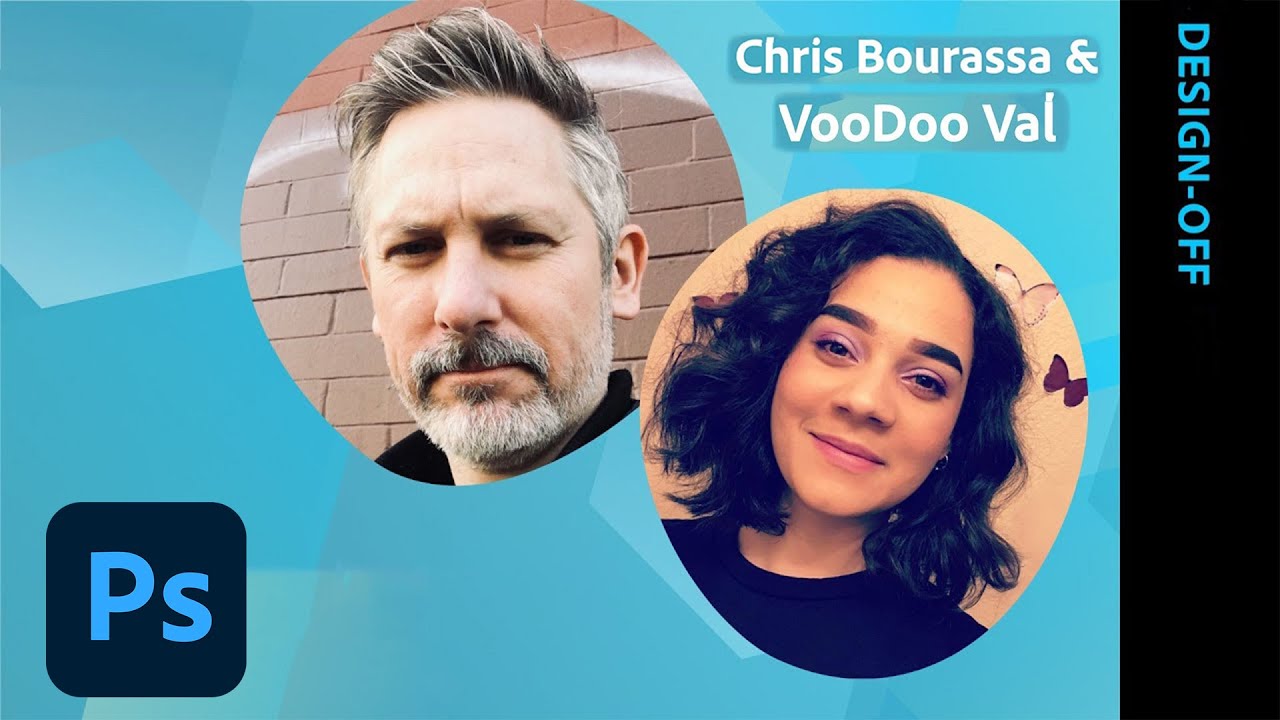 Design-Off with Chris Bourassa and VooDoo Val - 1 of 2 | Adobe Creative Cloud