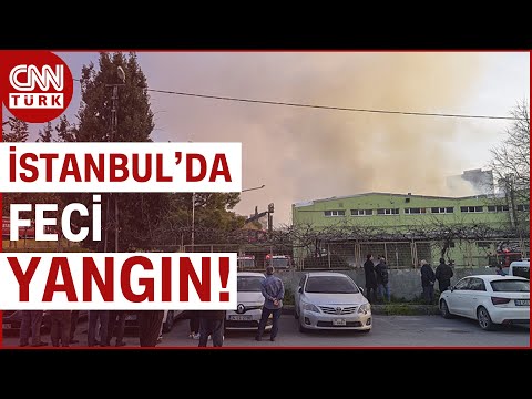 SON DAKİKA! 🚨 İstanbul’da Fabrika Yangını: Mahsur Kalan İşçiler Var! #Haber