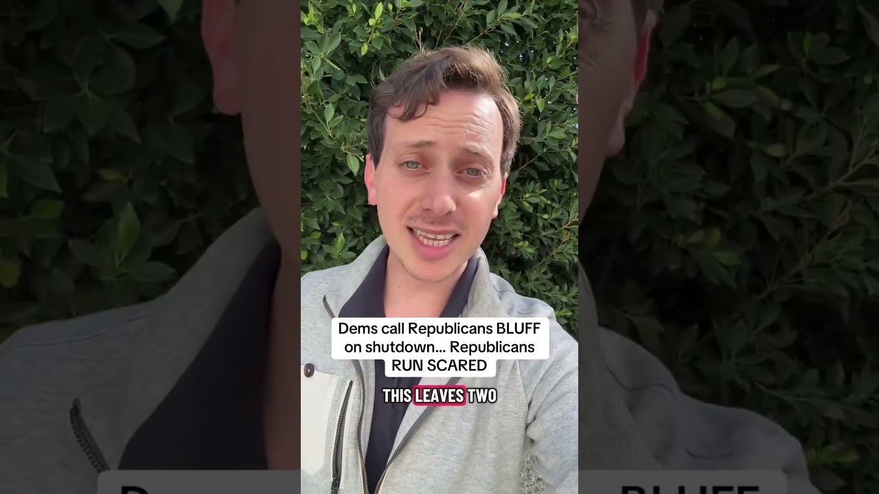 Dems call Republicans BLUFF on shutdown...GOP RUNS SCARED