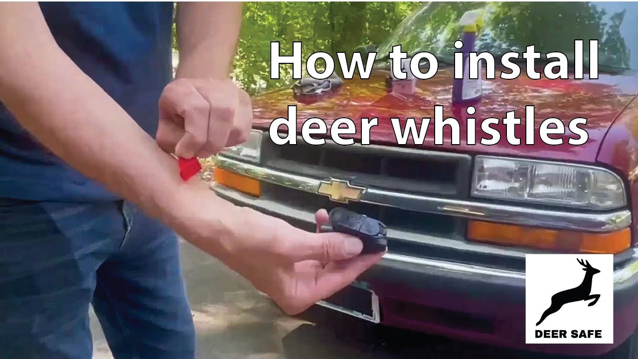 How to install deer whistles on your car