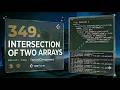 LeetCode 349. Intersection of Two Arrays | Nested Loop & STL Find Solution (C++)