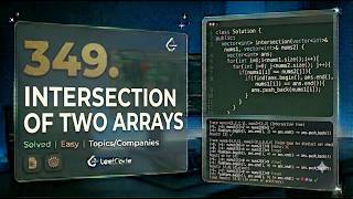 LeetCode 349. Intersection of Two Arrays | Nested Loop &amp; STL Find Solution (C++)
