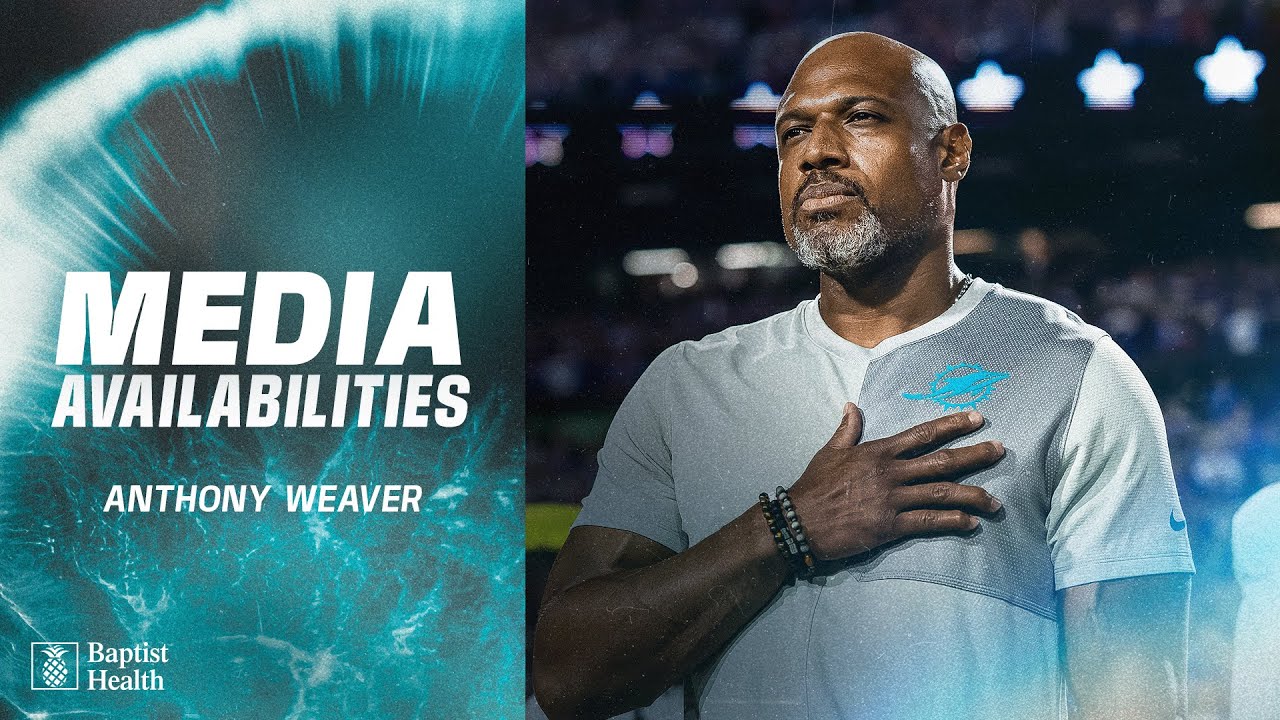 Anthony Weaver meets with the media | Miami Dolphins