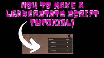 How To Make a leaderstats Script in Roblox Studio