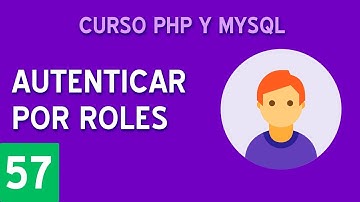 Autenticar y dar acceso a diferentes tipos de usuario | Curso PHP y MySQL #57