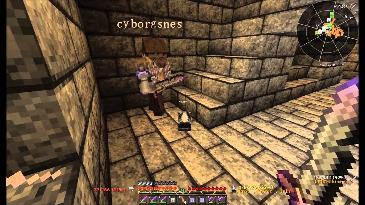 Herobrines Mansion/with Cyborgsnes! Part 2!