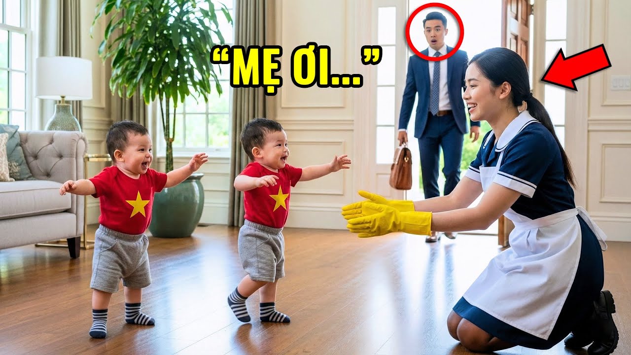 Cặp song sinh nhà tỷ phú không biết nói và đi — Cô giúp việc nghèo làm một việc khiến ông chết lặng!