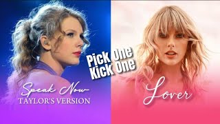 Taylor Swift: Eras Pick One, Kick One Part 24 - Speak Now (TV) vs Lover || sntv