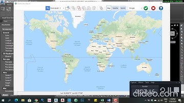 Georeference Object (Cad-Earth)