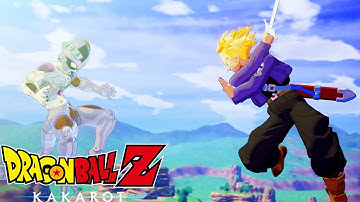 TRUNKS DEFEATS MECHA FRIEZA AND KING COLD CUTSCENE  - Dragon Ball Z: Kakarot