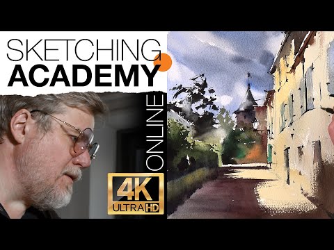 Sketching Academy Thursdays, Ep.3: Sketching in Aiguillon, France