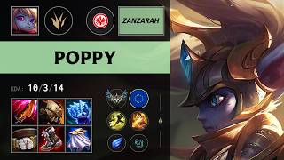 (SGE Zanzarah) Poppy Jungle vs Pantheon (GX ISMA) - EUW Challenger Patch 26.15