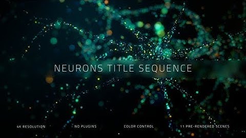 Neurons Title sequence AFTER EFFECTS Template Videohive 31882095