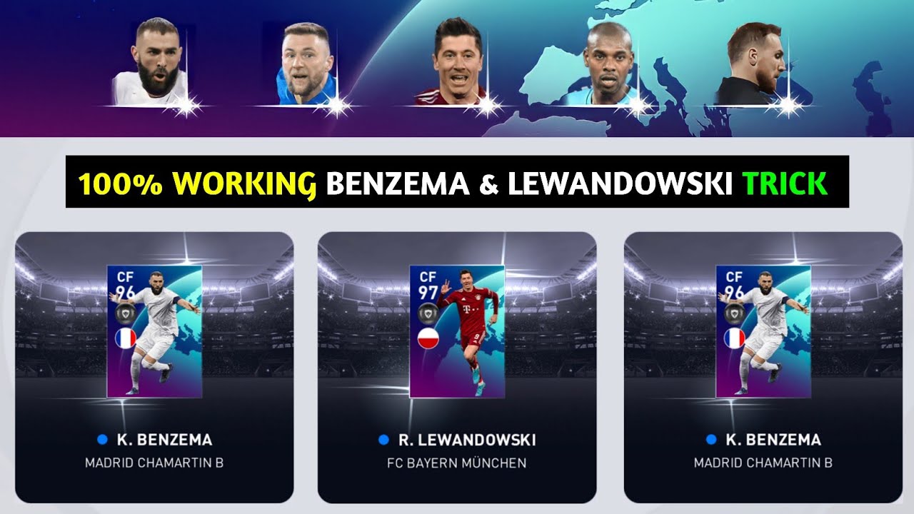 Trick To Get 99 Rated K. Benzema & R. Lewandowski In Pes 2021 || Benzema & Lewandowski Potw Trick 🔥