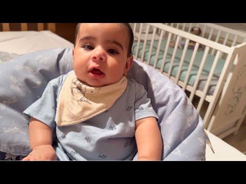 5 Month Baby Zohan tries to sing A Indian Song ||Born As a Singer ...