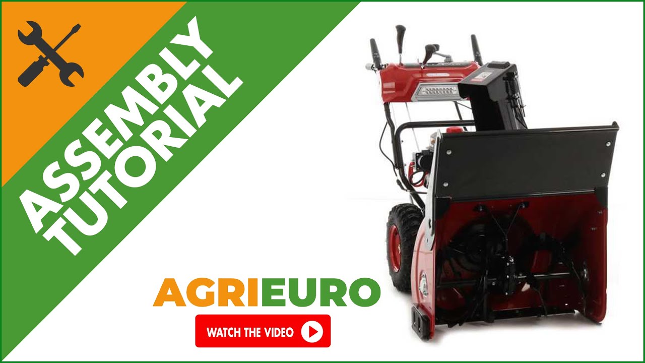 GeoTech STP WEL snow thrower - self-propelled model - auger - Assembly tutorial