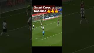 Smart Cross to Nocerino Goal #shorts #cross #nocerino #milan #acmilan #highlights #milanparma