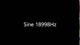 Sine 18998Hz Audio Only