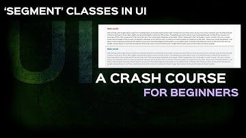 Semantic UI Tutorial | More Segment Classes