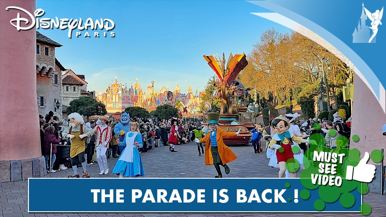 ✨ Disney Stars On Parade is back after Christmas break at Disneyland Paris 2025