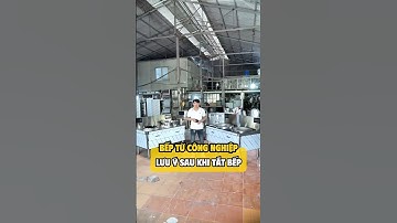 Lưu ý quan trọng sau khi tắt bếp từ công nghiệp | Hào Inox