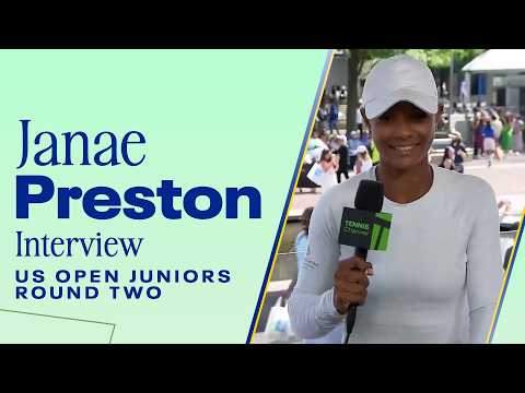 Janae Preston recalls making a TikTok with Coco Gauff at BJK Cup | 2026 US Open
