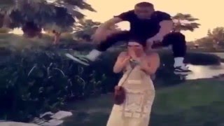 Celebrity Lakers' Jordan Clarkson Jumps Over Girlfriend Kendall Jenner's Head At Coachella 2016 Profile