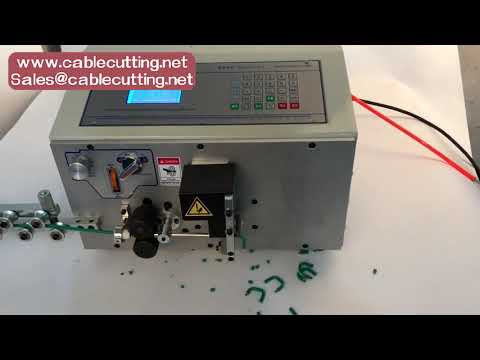Automatic Cable Wire Cutting, Stripping, and Bending Machine