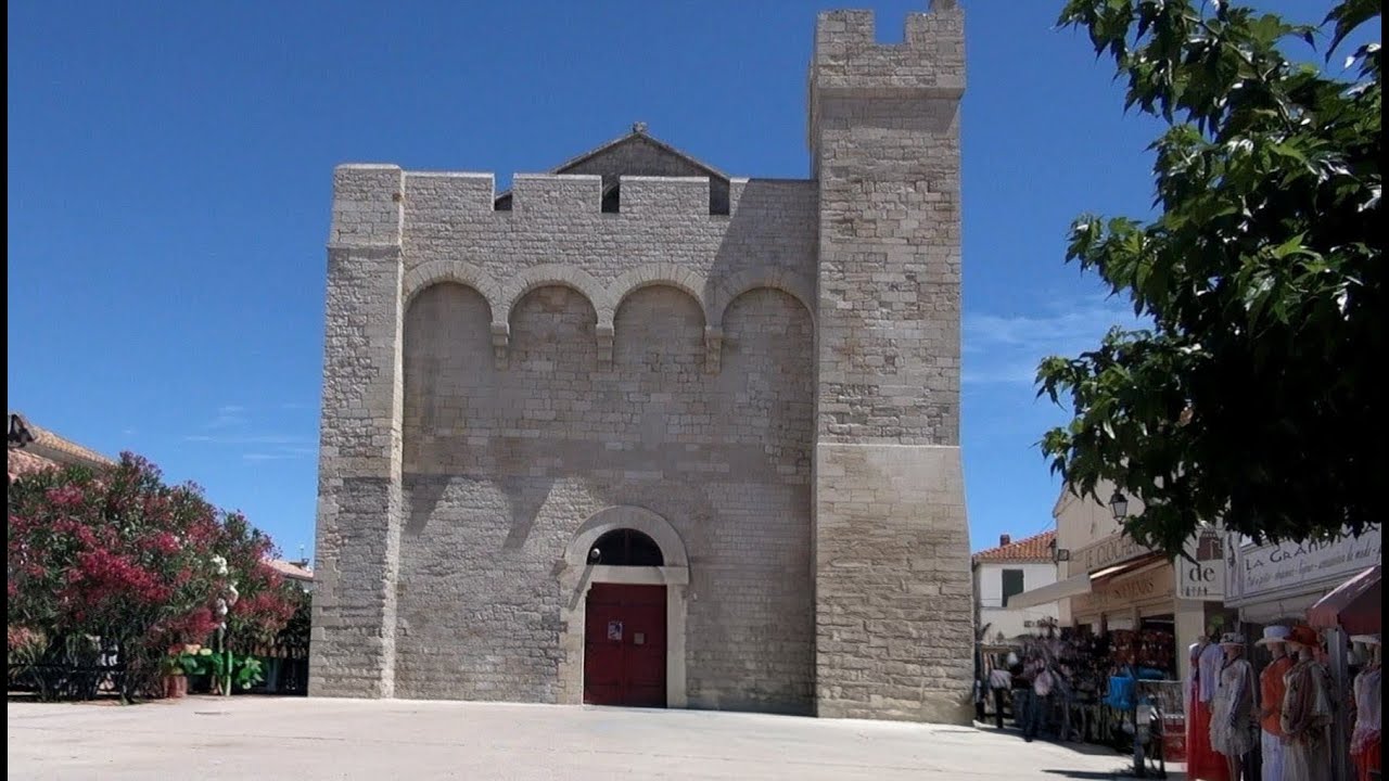 La chiesa di Notre Dame a Saintes Maries de la mer - Provenza-Alpi-Costa azzurra