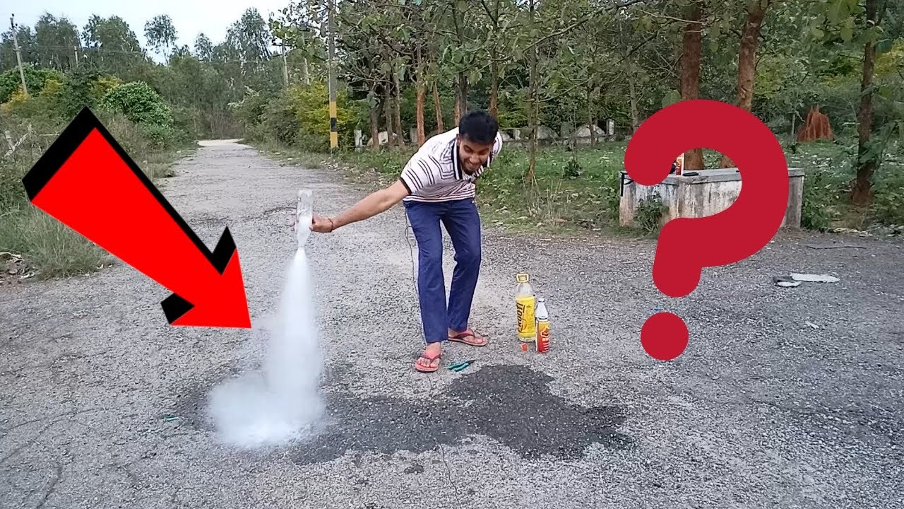 Butane plastic water  bottle rocket | very dangerous 🤯 | rocket  science experiment