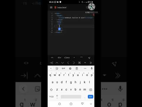 Cara membuat Button Tap dan alert || tutor #2