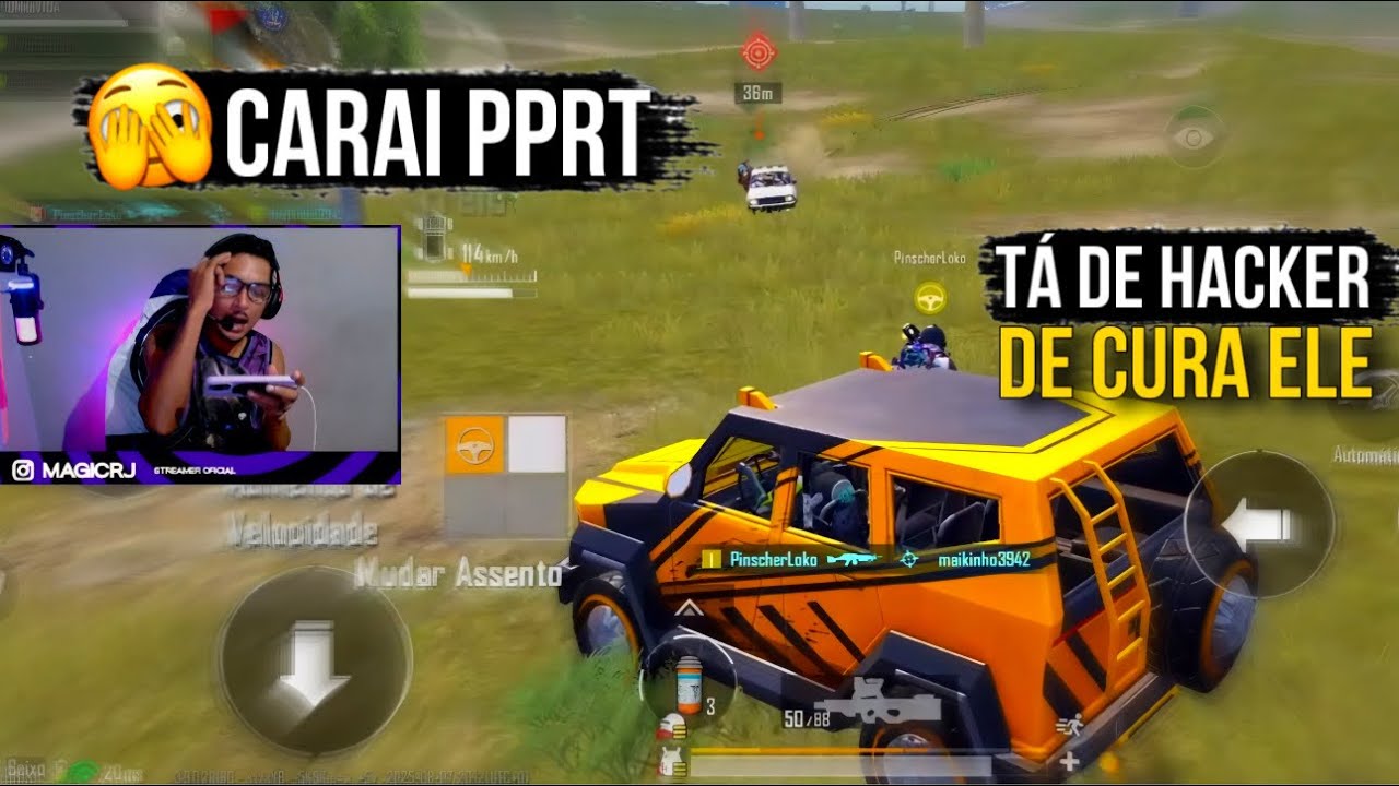 ATIVARAM O HACKER DA CURA KKKK PUBG MOBILE