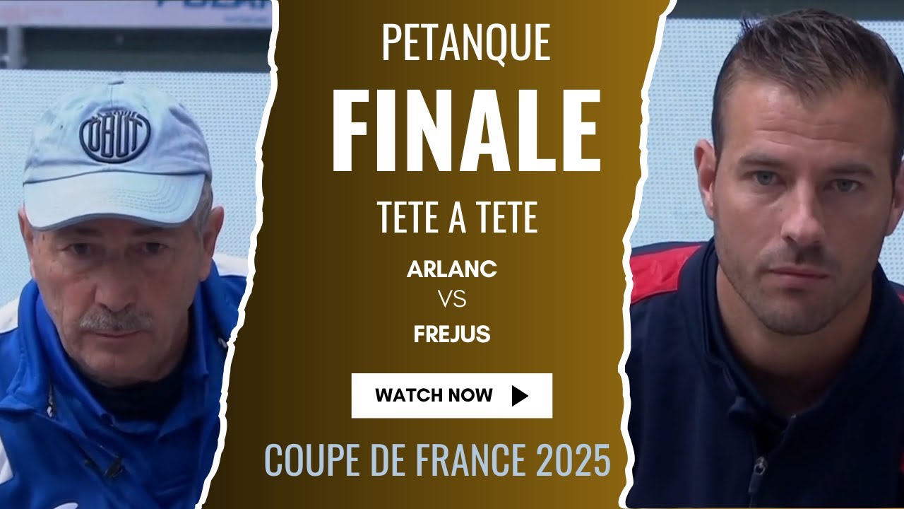 finale coupe de France pétanque 2025 - FAZZINO vs ROCHER duel de titan !!