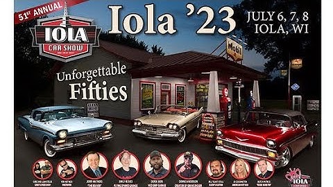 Our Day at The Iola Car Show