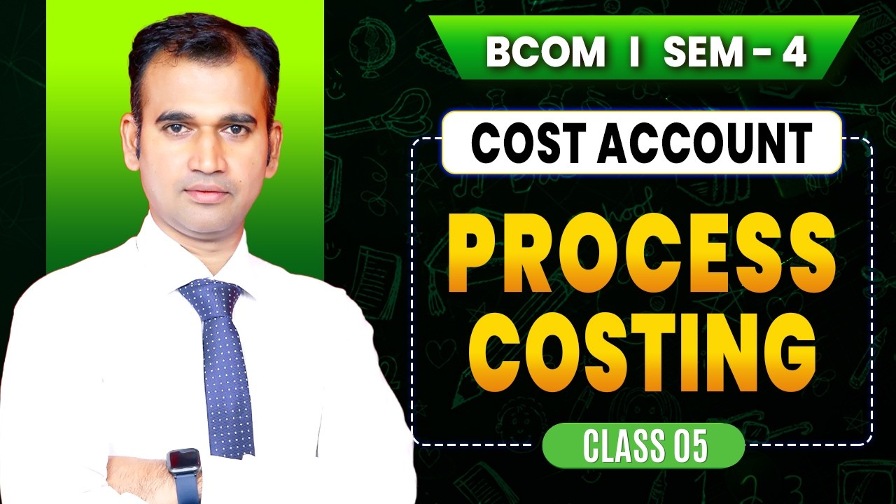 Cost accounting | Process Costing | Process account | work in progress ...