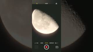 MOON VIEW from California Sky Tonight(No Edits) #shorts #lunar #sky #galaxy #astrophotography #viral