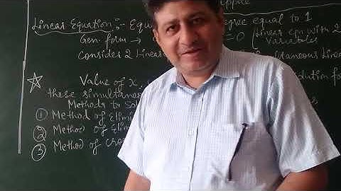 #ICSE Class 9 Concise Maths,#Chapter 6 Simultaneous Linear Equations,#Part 1.