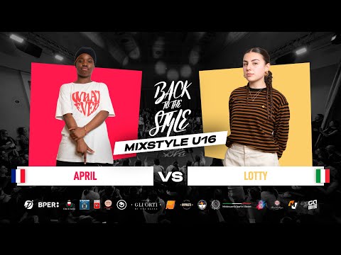 April (FRA) vs Lotty (ITA) \\\\ BTS 2024 MixStyle U16 1/4 Final