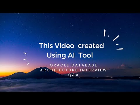 Oracle Database Architecture few  Interview Question and Answers generated Video with AI