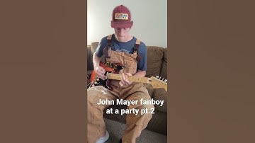 Thumbnail of John Mayer fanboy at a party pt.2!! (After discovering the trio) #johnmayer #blues #jimihendrix
